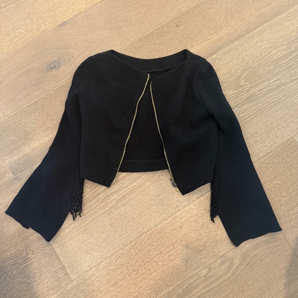 Black fringe set